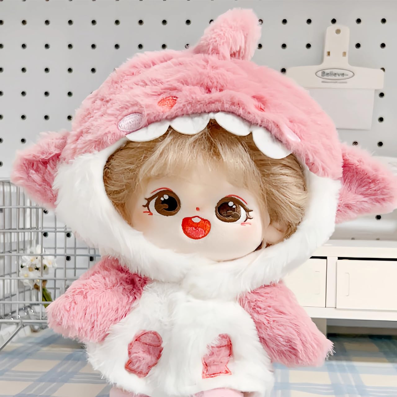 Amazon.co.jp: [Queen-b] ぬい服 サメ 20cm 人形 ぬいぐるみ